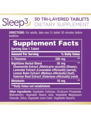 Sleep 3 Tri-Layered Tablets