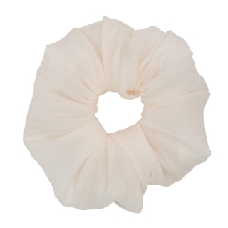 (Cream) Dinner Scrunchie