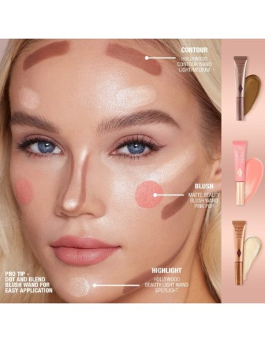 (Pink Pop) Matte Blush Wand