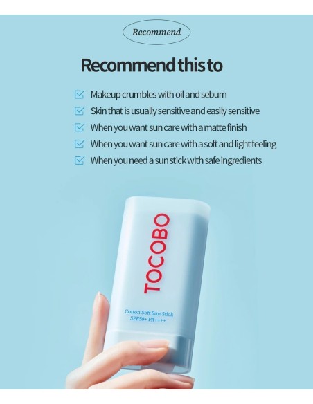 Cotton Soft Sun Stick SPF50+ PA++++