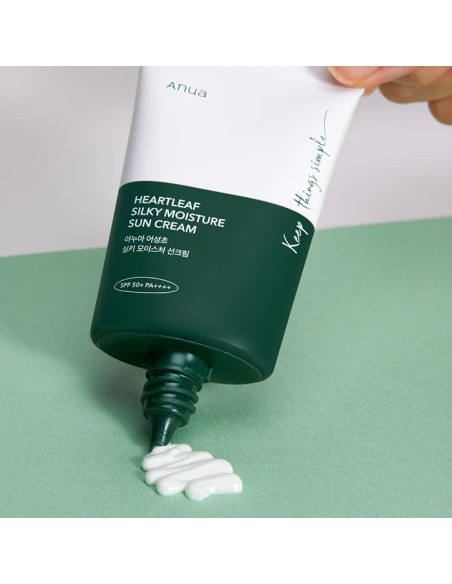 Heartleaf Silky Moisture Sun Cream