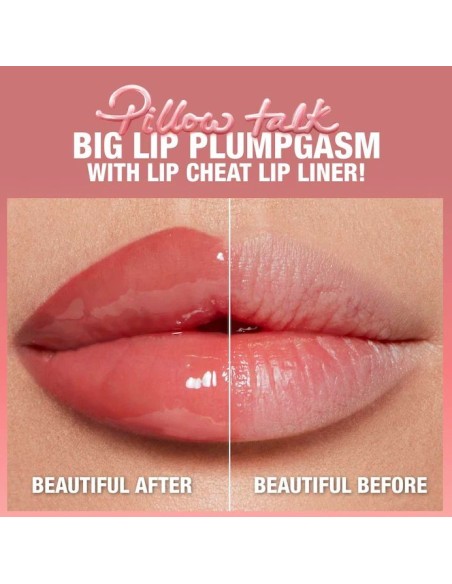 *SOBRE PEDIDO* (Fair/Medium) Pillow Talk Big Lip Plumpgasm Plumping Lip Gloss