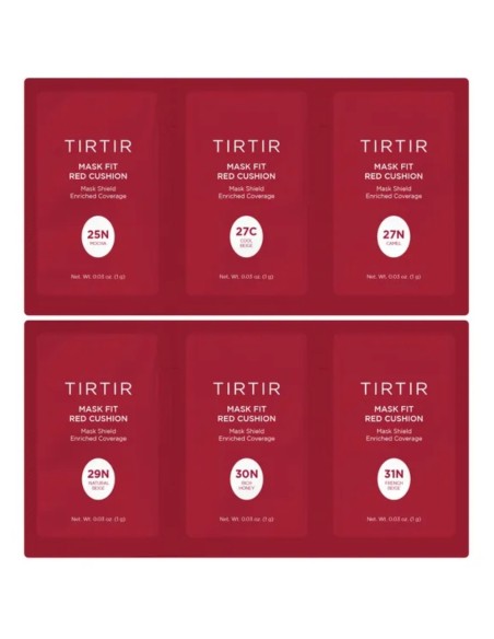 (Light) Mask Fit Red Cushion 6 Shade Trial Kit