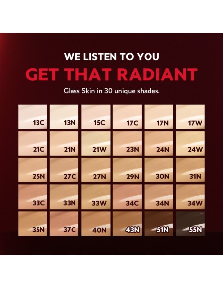 (17C Porcelain) Mask Fit Red Cushion