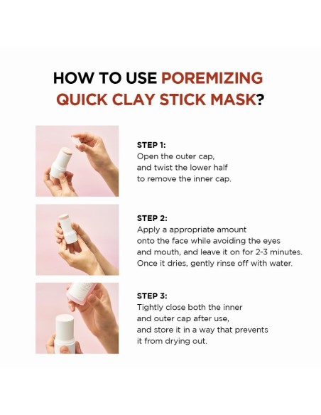 Poremizing Quick Clay Stick Mask