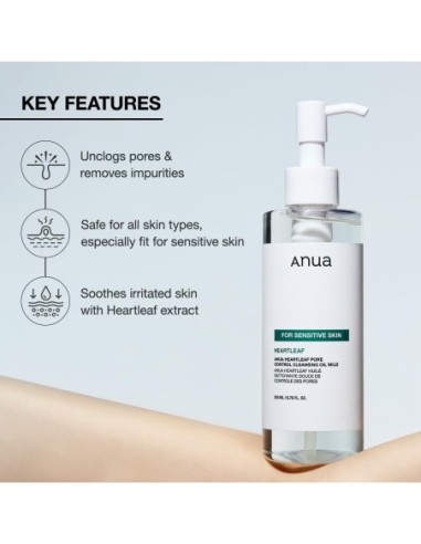 (Sensitive Skin) Heartleaf Pore Cleansing Oil Mild