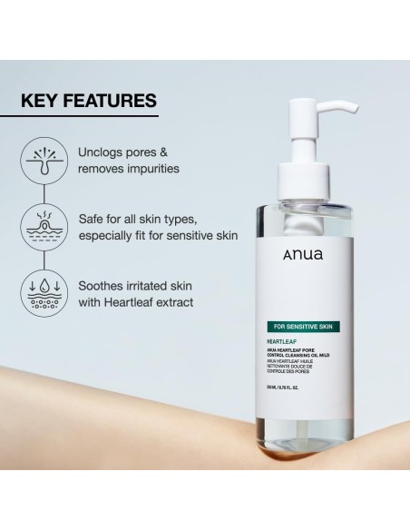 (Sensitive Skin) Heartleaf Pore Cleansing Oil Mild